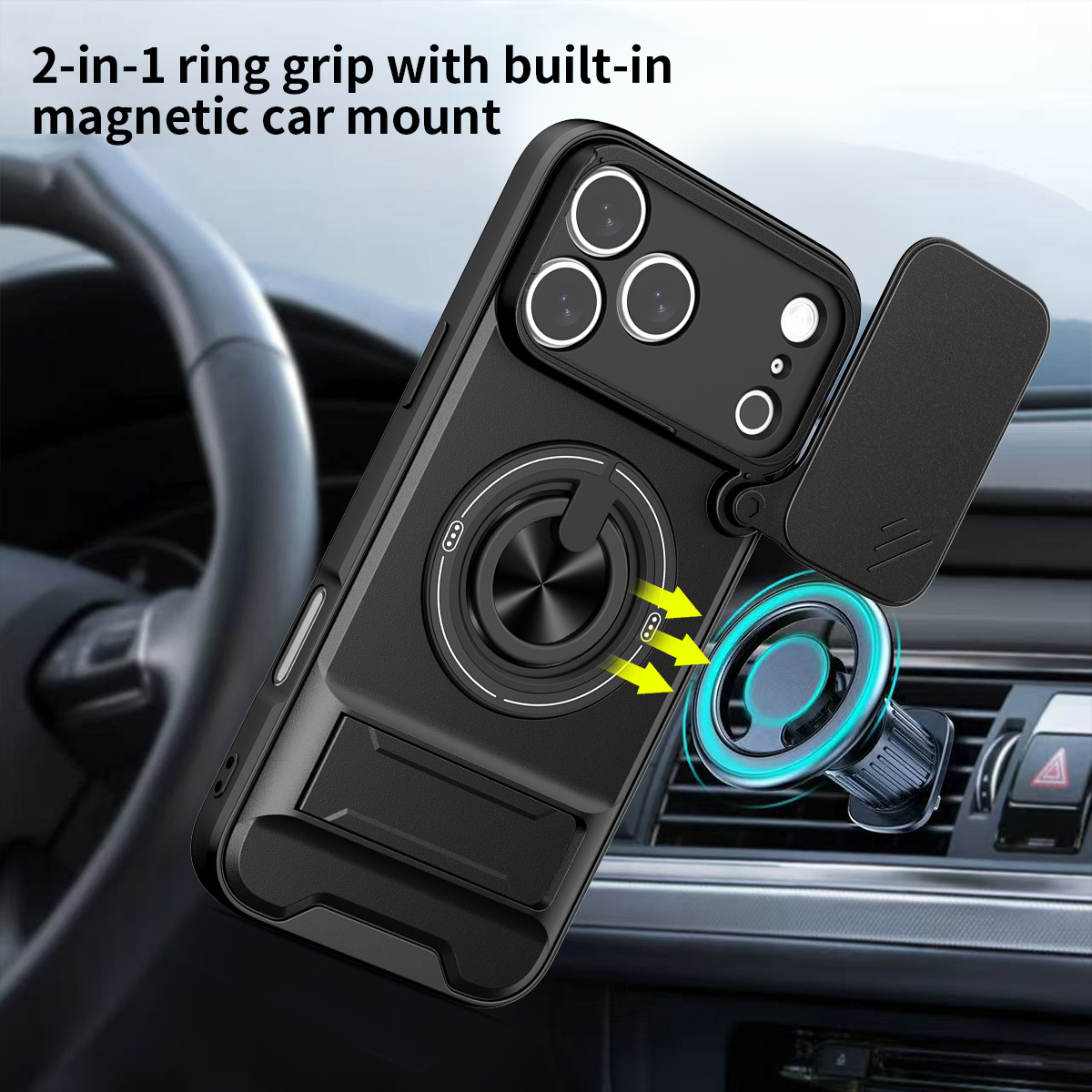 Magnetic Phone Case for IPhone - Camera Lens Protector recensie en prijs