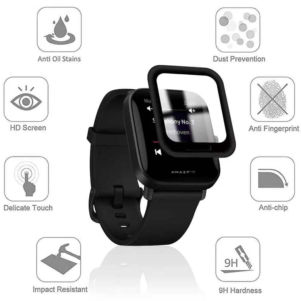 1-6 PCS Screen Protector Film  - Smartwatch Screen Film recensie en prijs