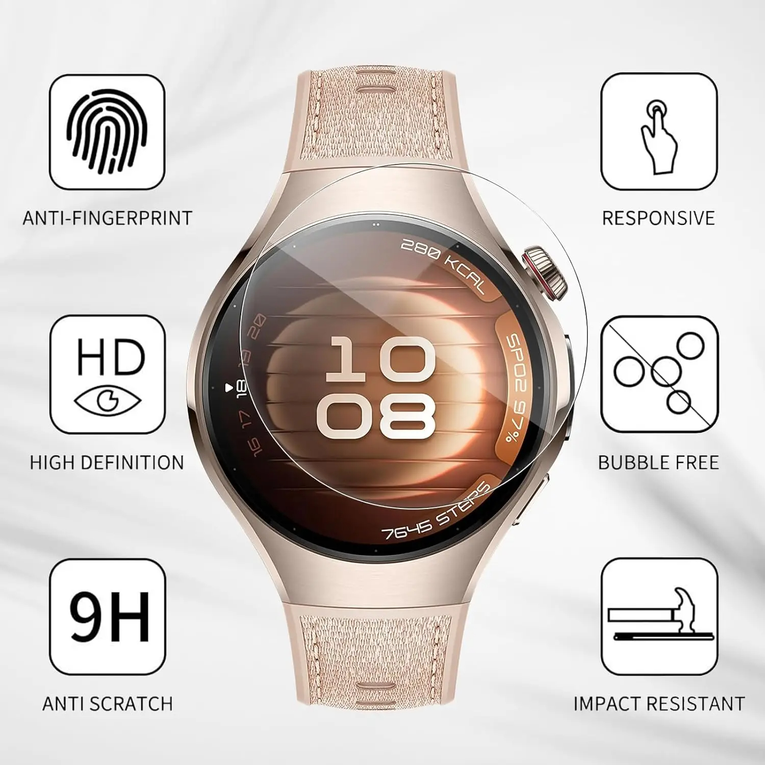 Hydrogel Film For Huawei Watch - Hydrogel Screen Protector recensie en prijs