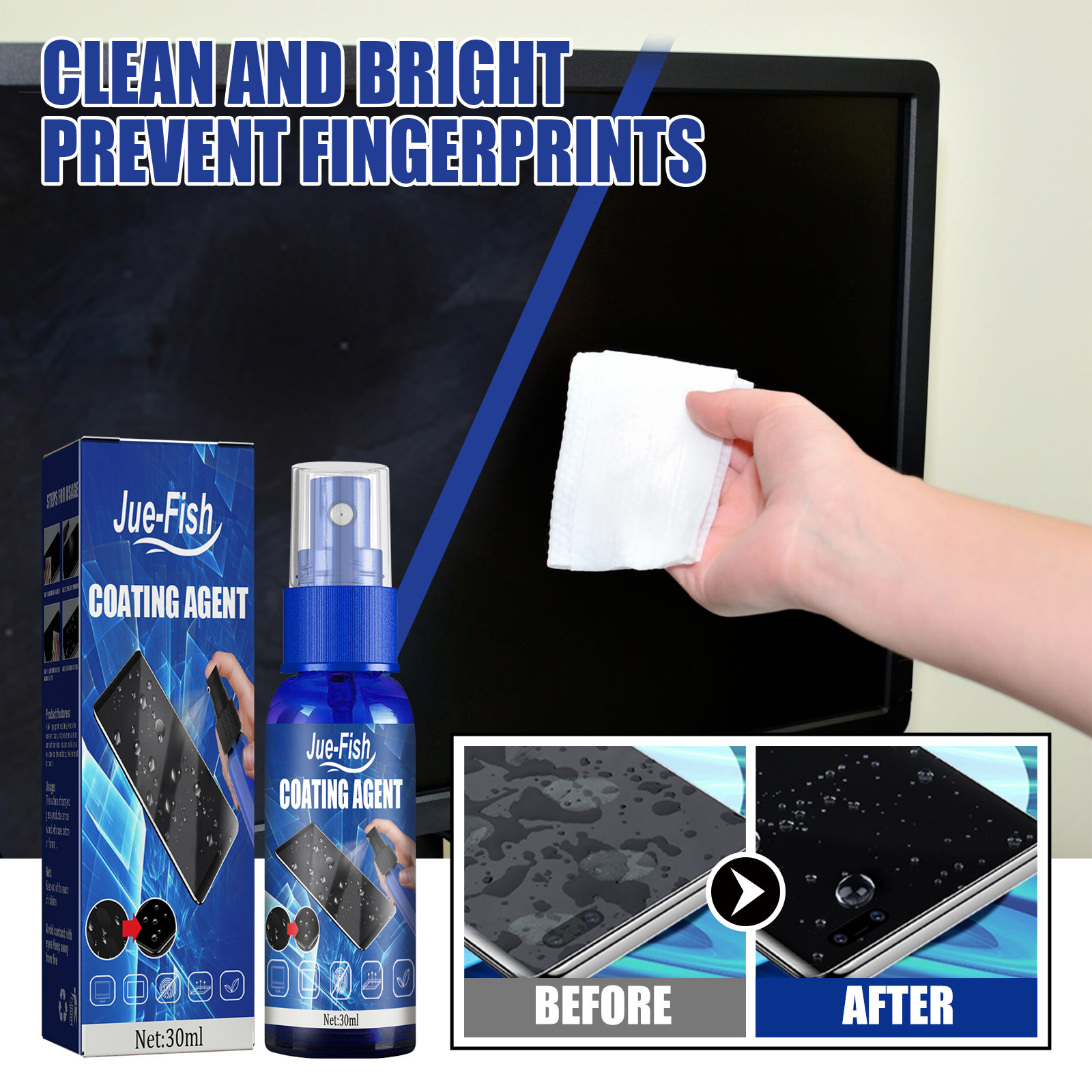 Liquid Screen Protector Spray  - Oleophobic Coating Spray recensie en prijs