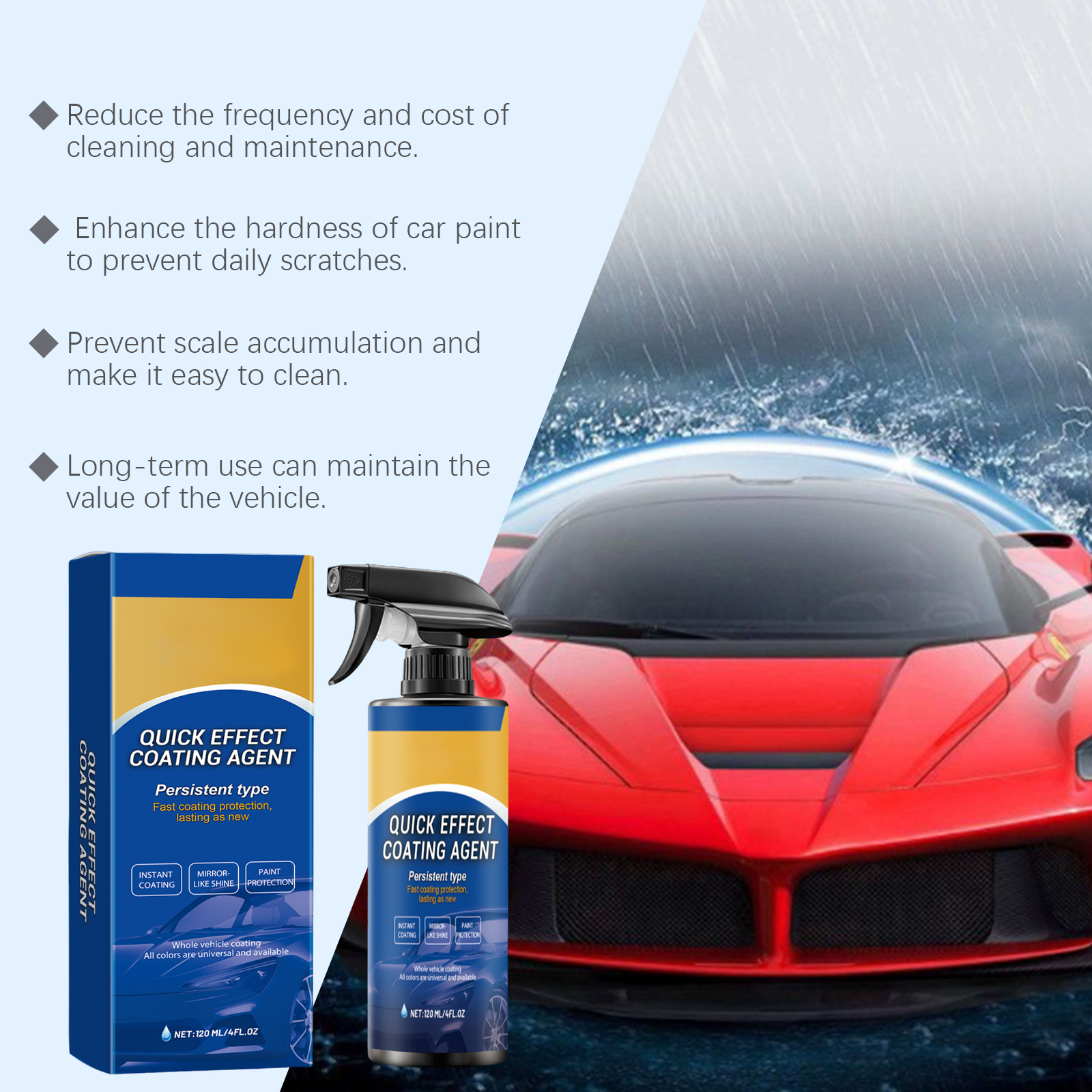 Car Quick Coating Agent Spray  - Nano Liquid Coating recensie en prijs