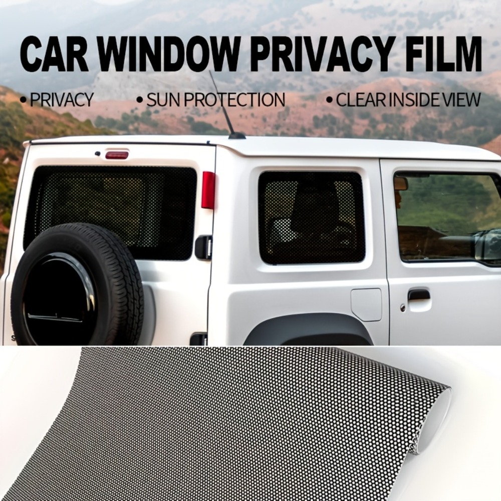 1Roll Black Perforated Vinyl P - Privacy Screen Protector recensie en prijs