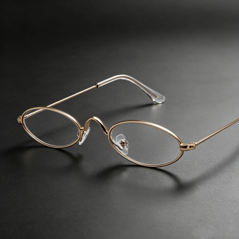Y2K Small Oval Metal Glasses W - Anti Blue Light Film recensie en prijs